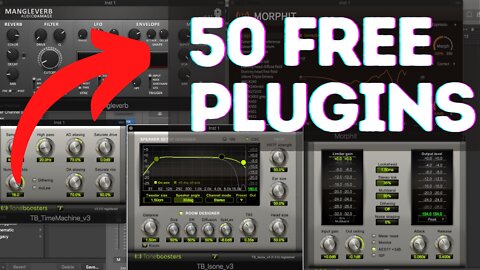 50 FREE VST PLUGINS Audio Units Instruments & FX Mac PC