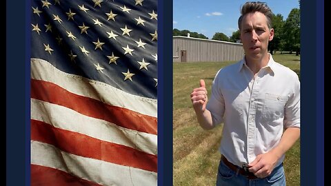Josh Hawley visits Butler PA rally fairgrounds · He has many questions