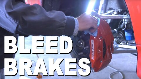 How To Bleed Brakes - 1991 Acura NSX