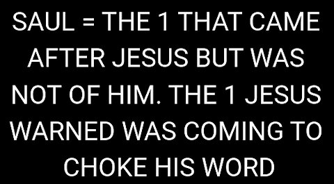 Apostle Paul / Saul = THE FALSE APOSTLE / TEACHER THAT JESUS WARNED OF