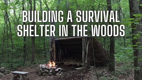 Building a Survival Shelter in the Woods - Survival Best Practices