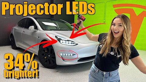 My TESLA Headlight DIY with Jaw Dropping Results