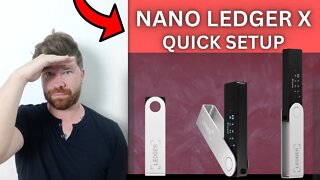Nano Ledger X Setup "Quick Tutorial Guide" Application, Device & Sending Crypto!