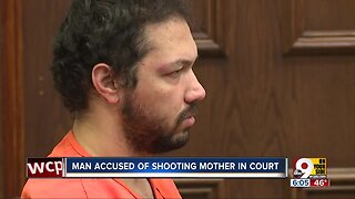 Man charged with shooting mother had attacked paramedic, records show