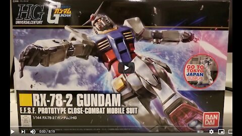 Gundam RX-78-2 Close-Combat Mobile Suit Speed Building