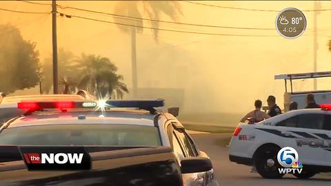 70-acre wildfire contained, Florida's Turnpike back open in Port St. Lucie