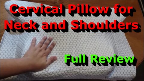 Cervical Pillow for Neck and Shoulders - Full Test & Review