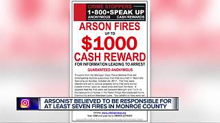 Arsonist striking several communities in Monroe County ahead of Devil's Night