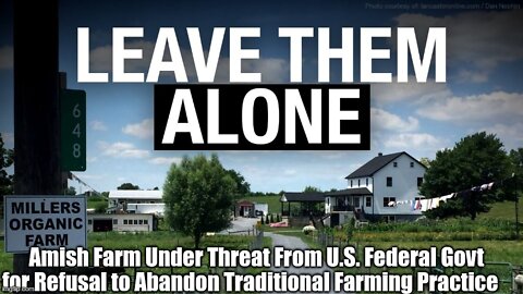 Amish Farm Under Threat From U.S. Federal Govt for Refusal to Abandon Traditional Farming Practice