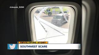 Southwest flight to Newark with busted window makes emergency landing in Cleveland