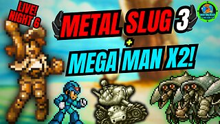 HARDEST ARCADE GAMES EVER! Metal Slug 3 + Mega Man X2 #live #metalslug #megamanx2