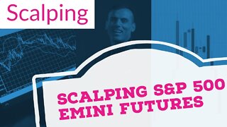 Scalping the emini S&P 500 using Ninjatrader day trading software - 33 ticks of profit!