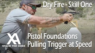 Xray Alpha Pistol Foundations - Dry Fire Skill One - Pulling the Trigger at Speed