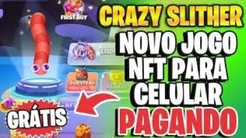 CRAZY SLITHER O NOVO JOGO NFT E UMA FURADA VEJA ISSO