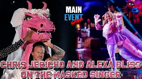 Chris Jericho and Alexa Bliss on The Masked Singer