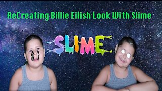 Recreating The Billie Eilish Look With Slime
