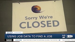 Using job data to find a job