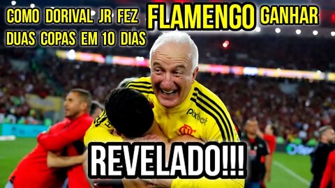 SEGREDO REVELADO! DORIVAL JÚNIOR FALA COMO FEZ FLAMENGO GANHAR O TETRA DA COPA DO BRASIL E O TRI DA