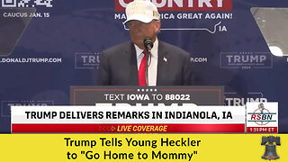 Trump Tells Young Heckler to "Go Home to Mommy"