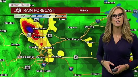 Denver weather: Flash flood watch goes into effect 9 a.m. Friday