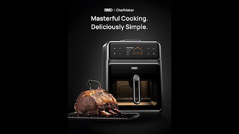 Dreo ChefMaker Combi Fryer, Cook like a pro with just the press of a button