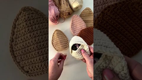 Refillable Crochet Easter eggs. Pattern coming soon... #shorts #crochet #easter #crochetpattern