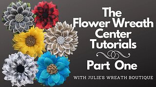 How to Make a Flower Center | How to Make a Wreath | Wreathmaking | Crafting for Beginners