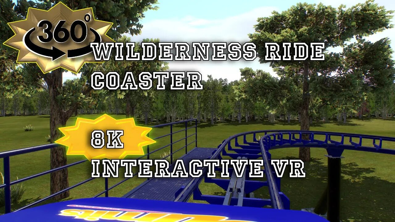 Wilderness Ribe Wilderness Ride II ein 3D-Rollercoaster in 8K