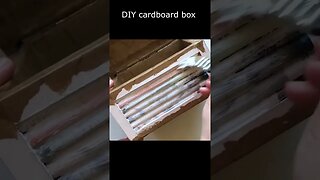 DIY cardboard box