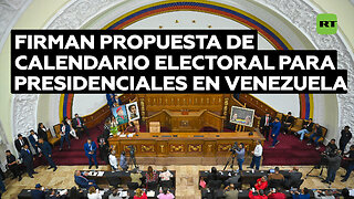 Firman propuesta de calendario electoral para los comicios presidenciales en Venezuela