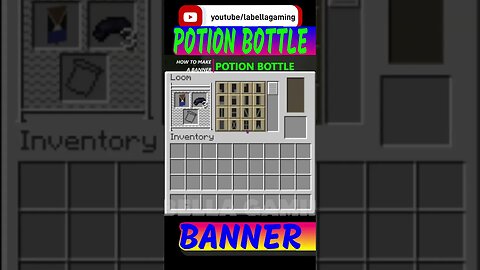 Potion Bottle Banner | Minecraft