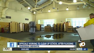 School damaged by flooding