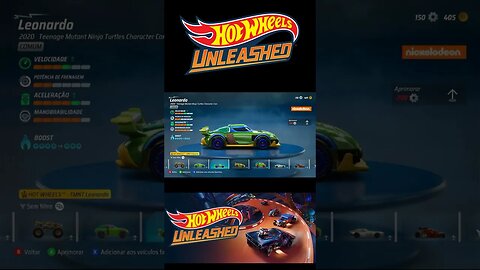 HOT WHEELS UNLEASHEDLEONARDO 2020 TEENAGE MUTANT NINJA CHARACTERS CARS