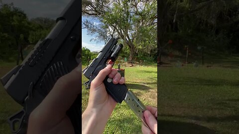 Sig Sauer 1911 TACOPS vs. Bottles