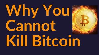 Here's Why You Can't Kill Bitcoin