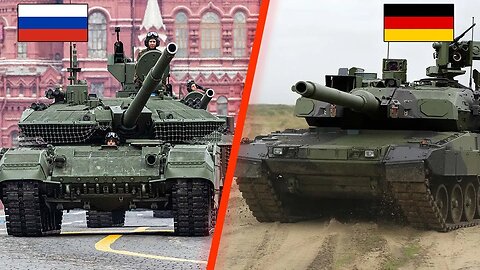 If German Leopard 2 Meets Russian T-90M in Ukraine