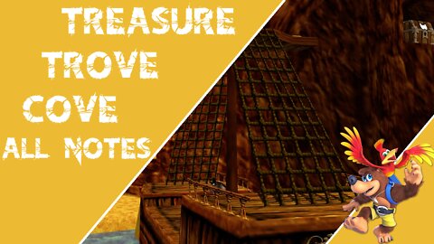 Banjo-Kazooie - All Notes Locations - Treasure Trove Cove