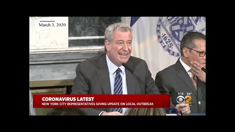 Mayor De Blasio Telling New Yorkers How To Be Safe...