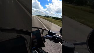driving my motorcycle to Miami