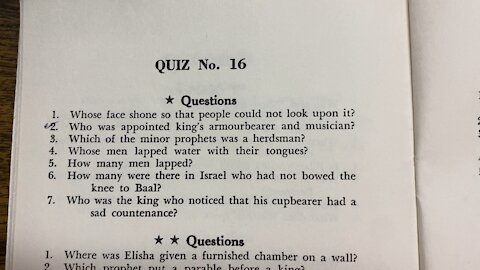 Bible Trivia - Bible Quiz 16 ⭐️