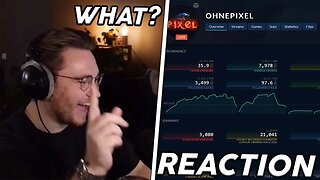 ohnePixel reacts to his Twitch Statistics | TwitchTracker