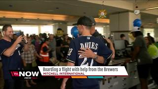 Brewers take over Southwest Airlines at Mitchell International