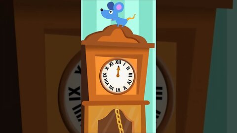 Hickory Dickory Dock Short.#kidslandTV #shorts #hickorydickorydockcocomelonsong