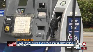 Gas pump skimmer ordinance goes into effect