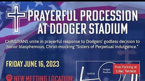 Live - Dodger Stadium - Prayerful Procession