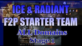 🧊🧊Season 2 F2P Ice & Radiance Stater Team - for Elemental Domains 🧊🧊 Dragonheir Silentgods