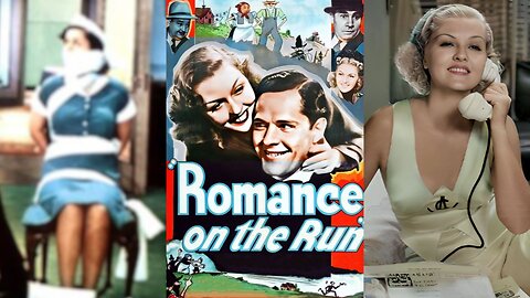 ROMANCE ON THE RUN (1938) Donald Woods & Patricia Ellis | Adventure, Comedy, Crime | COLORIZED