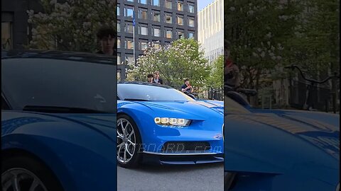 🔥Bugatti Chiron hammering it kn Stockholm, Sweden 😱1500 HP STARTUP Bugatti Chiron W16 quad turbo in