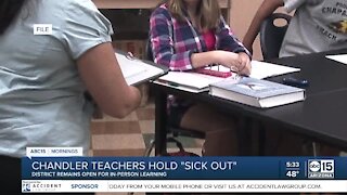 Chandler teachers hold 'sick out' Friday
