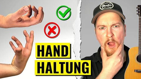 Optimale Handhaltung beim Gitarre spielen | Linke Hand sauber greifen für Akkorde & Skalen